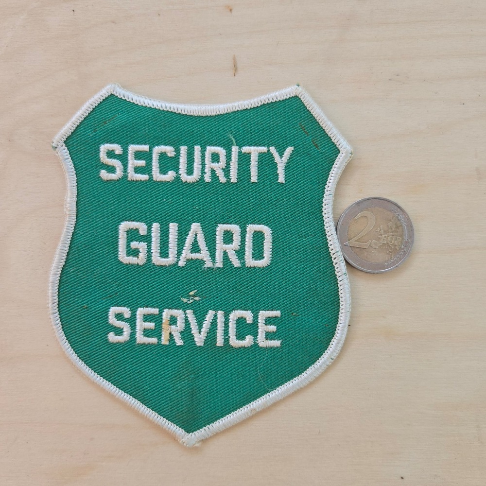 VTG Security Guard Service Patch Uniform Badge Law Enforcement Green Shield USA